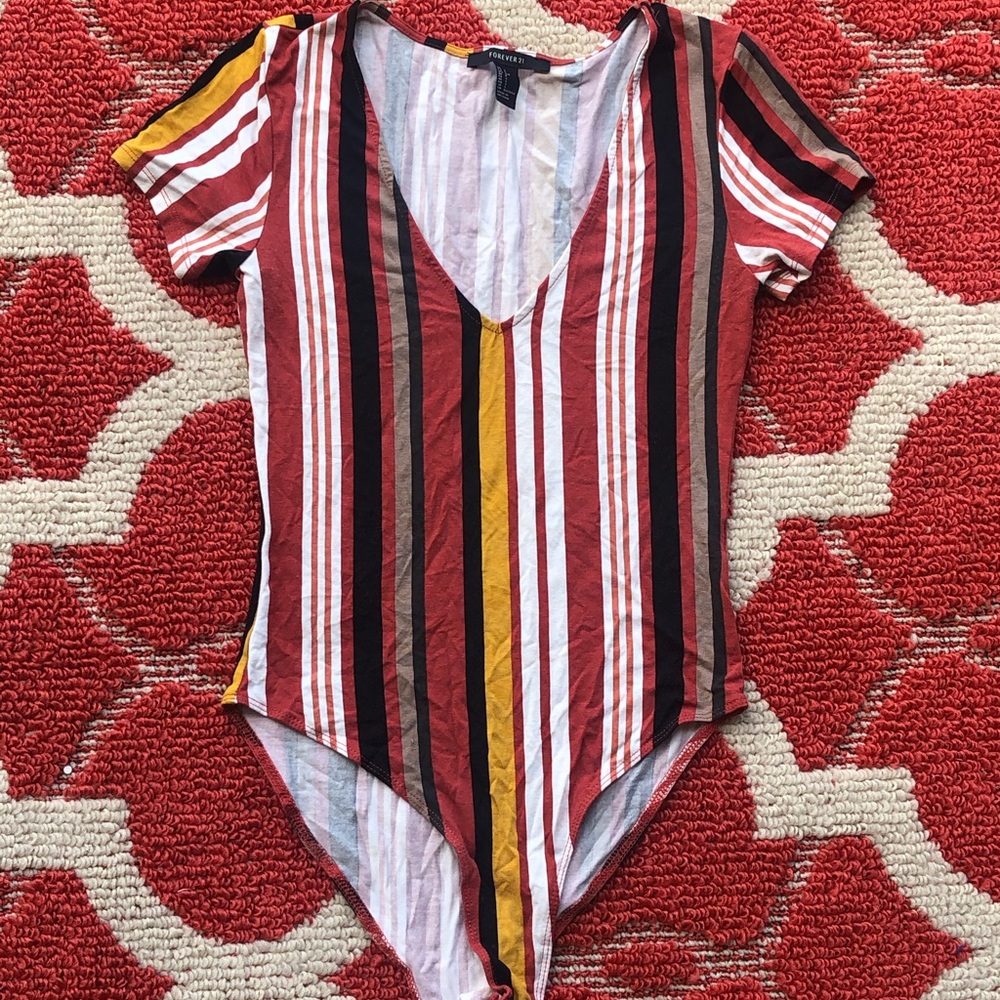 Multi color body suit